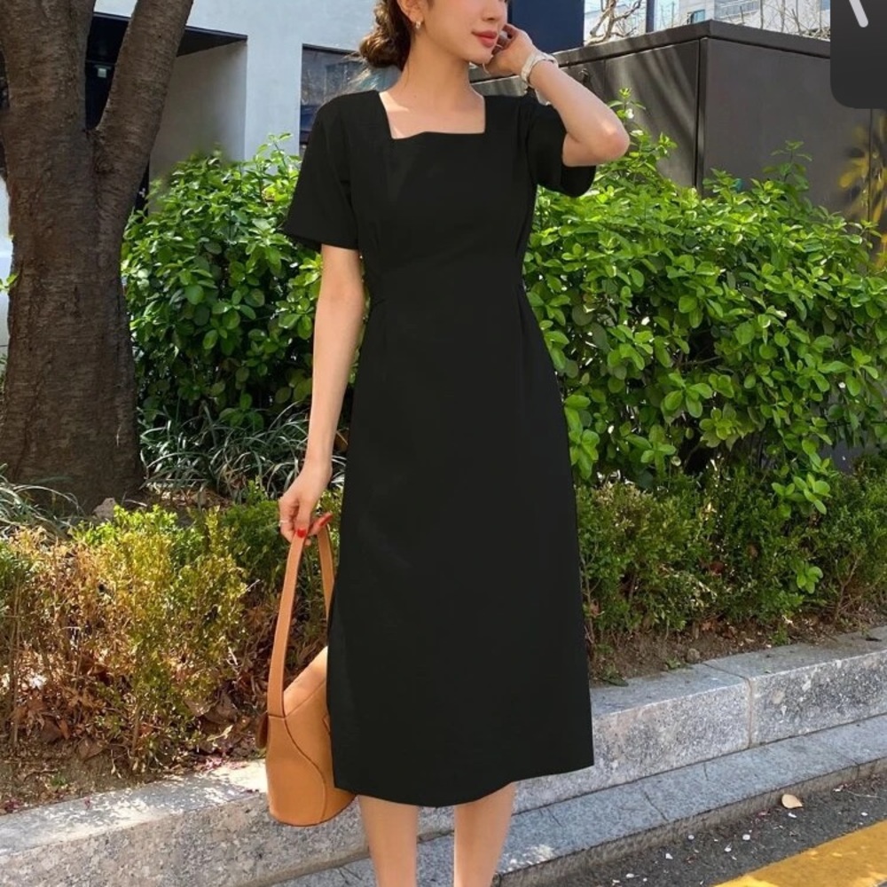 Shein black dress